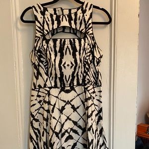 Black and White Milly Dress - 10
